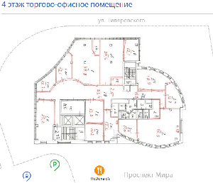 4 этаж план